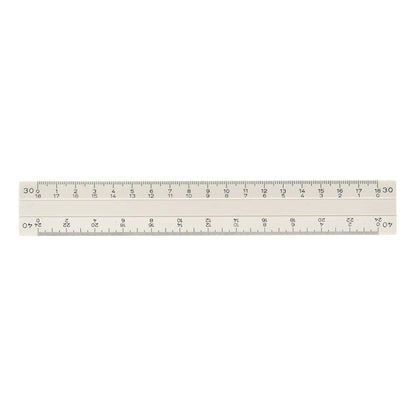 Scale 4 Bevel Flat Engineering 6" Plastic