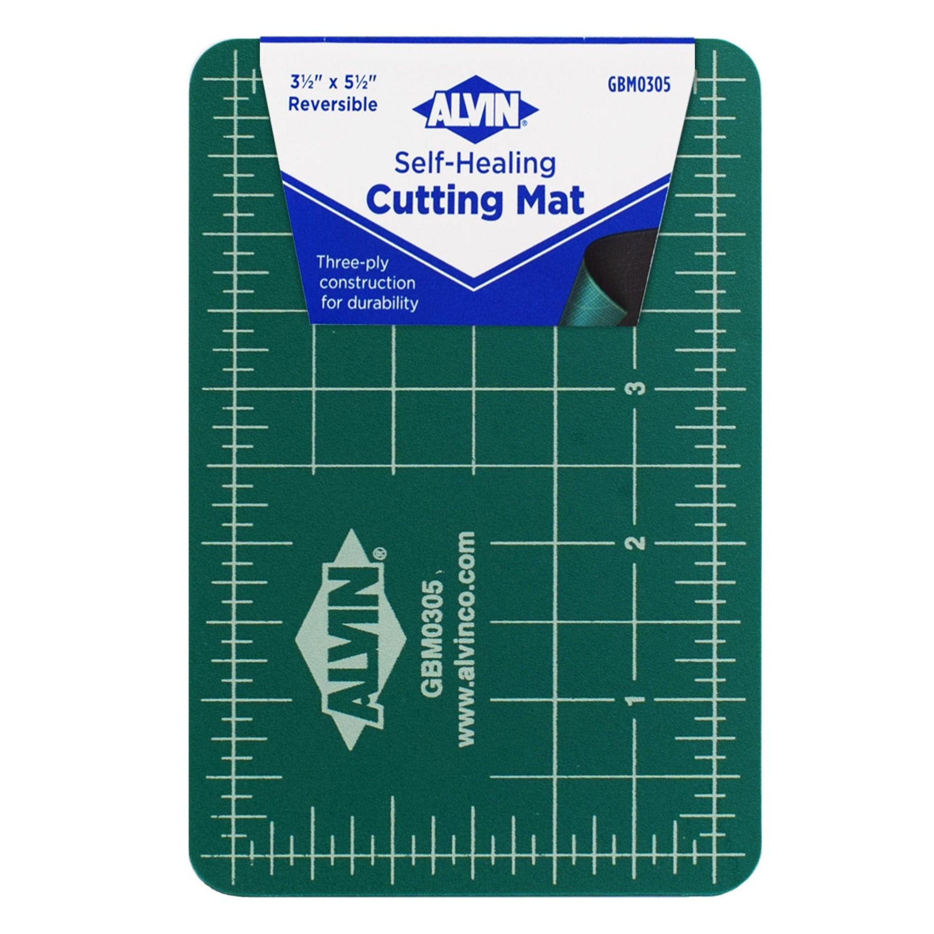 Alvin GBM2436 GBM Series 24 inches x 36 inches Green/Black Professional  Self-Healing Cutting Mat - Stitched with friends