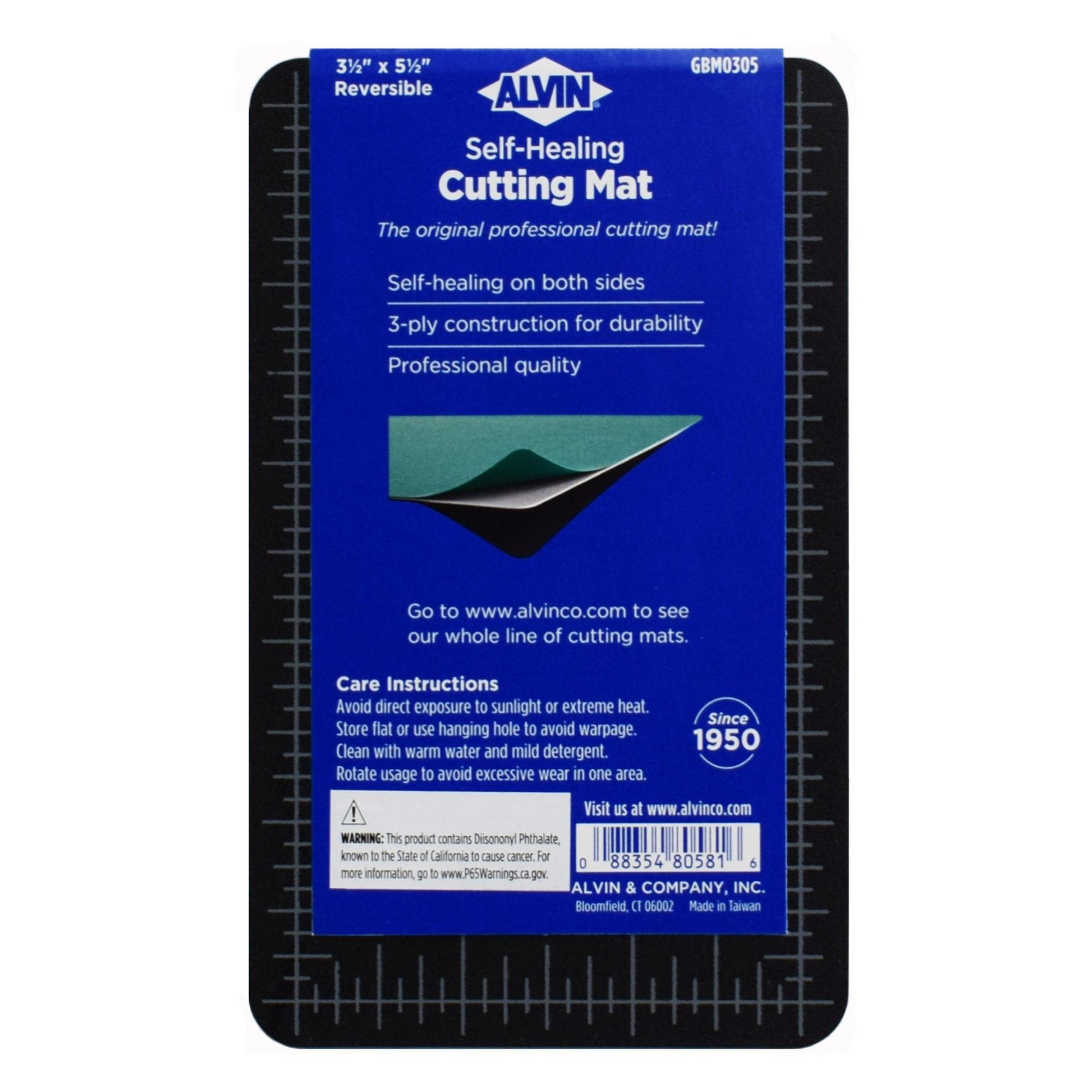 ALVIN Cutting Mat Professional Self-Healing 30x42 Model GBM3042 Large,  Green/Black Double-Sided, Gridded Rotary Cutting Board for Crafts, Sewing