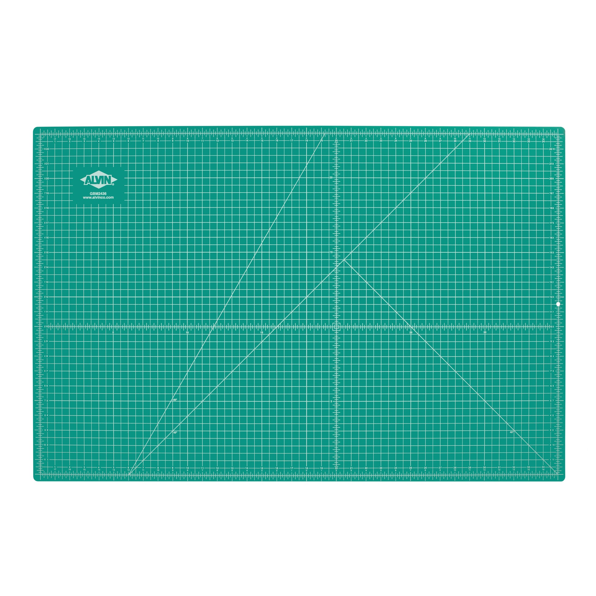  ALVIN, GBM Series Professional Self-Healing Cutting Mat,  Green/Black Double-Sided, Gridded Rotary Cutting Board for Crafts, Sewing,  Fabric - 24 x 36 inches : Arts, Crafts & Sewing