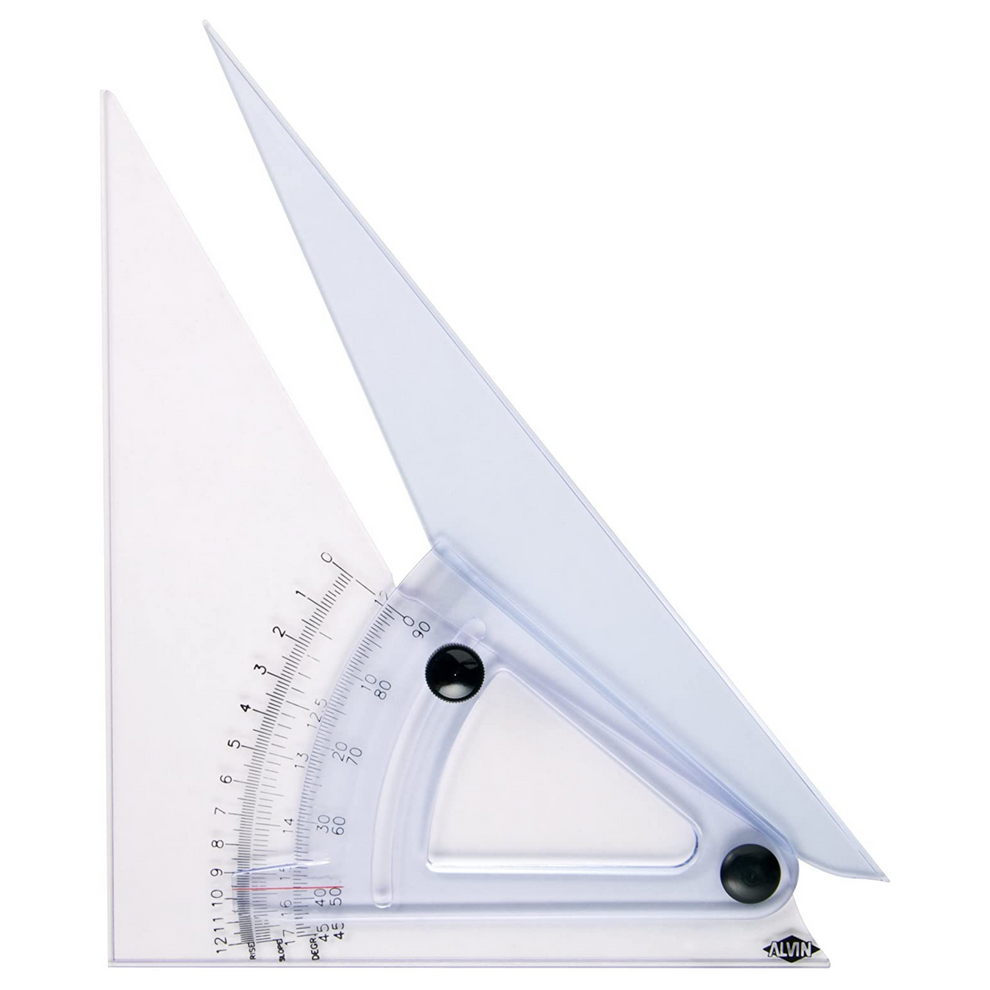 Alvin Computing Tri-Scale Adjustable Triangle | Writing & Drawing ...