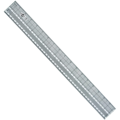 18" Clear Acrylic Graphic Arts Ruler
